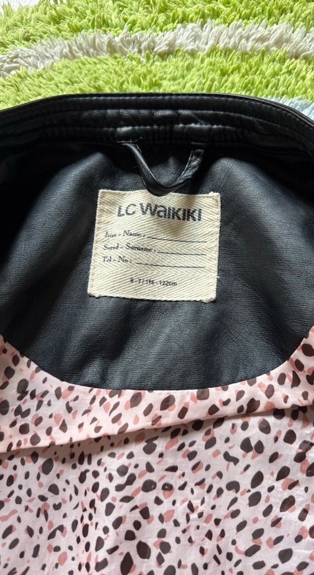 Kız çocuk deri çeket - Görsel 3