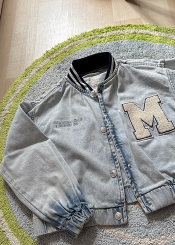 Kız çocuk Kot Ceket - Görsel 3