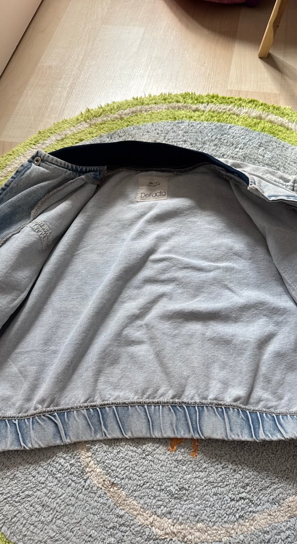 Kız çocuk Kot Ceket - Görsel 4