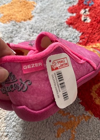 Pembe Kız Çocuk Sıcak Ev Terliği - Görsel 2