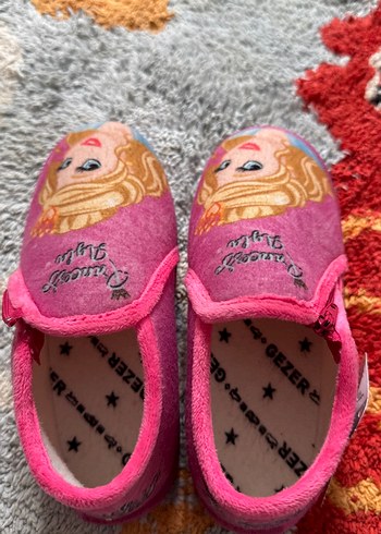 Pembe Kız Çocuk Sıcak Ev Terliği - Görsel 4