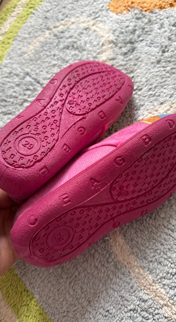 Pembe Kız Çocuk Sıcak Ev Terliği - Görsel 3