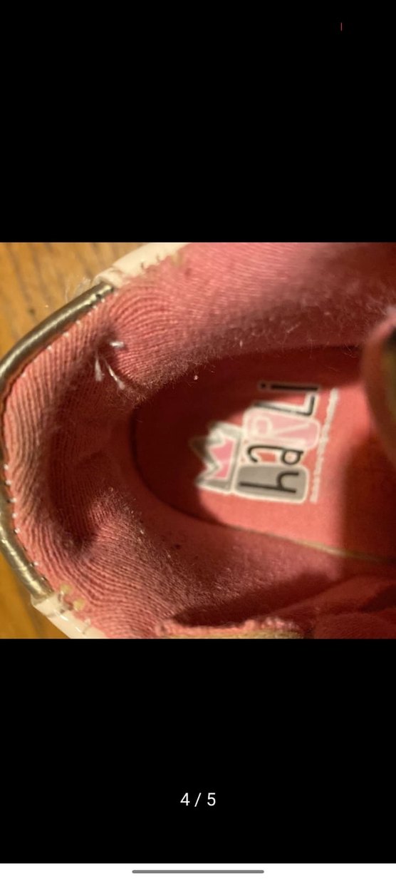 Kızlar için Pembe Leopar Desenli Bağcıklı Spor Ayakkabı - Görsel 4