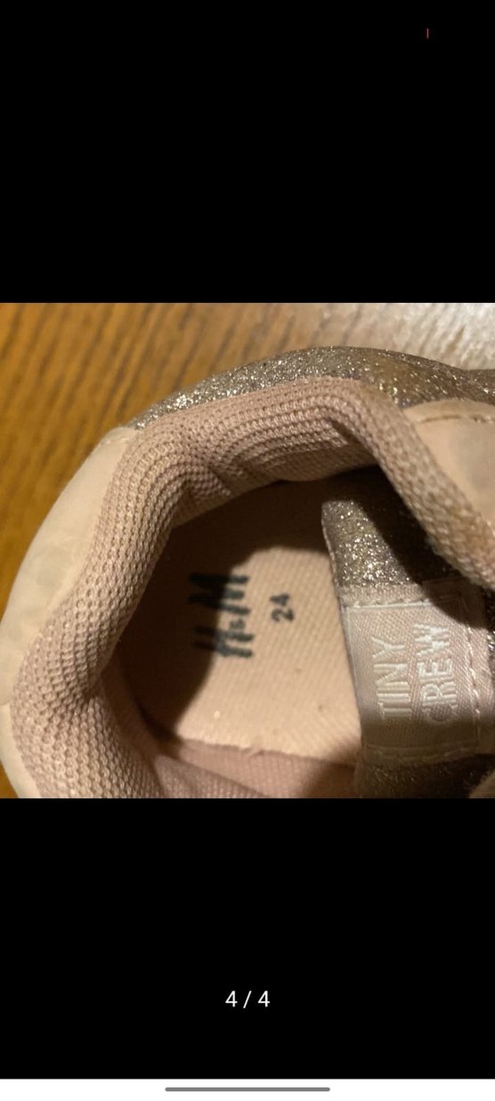 Pembe Parlak Simli Kız Çocuk Spor Ayakkabı - Görsel 4