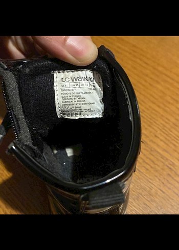 Kız Çocuk Siyah Rugan Bot Minnie Nakışlı - Görsel 4