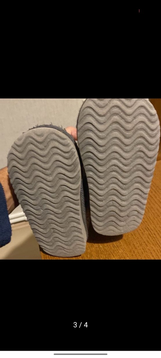 Kız Çocuk Gri Kürklü H&M bot - Görsel 4