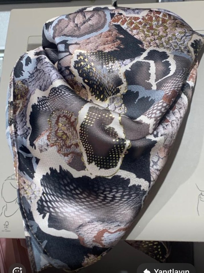 Kadın Çok Renkli fular - Görsel 4