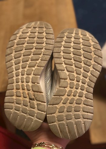 Kız Çocuk adidas Gri Beyaz Cırt Cırtlı Spor Ayakkabı - Görsel 7