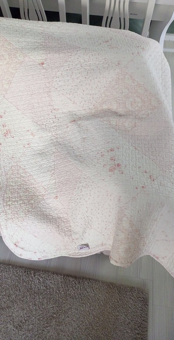 Beyaz Pastel Renkli tek kişilik yatak örtüsü - Görsel 3