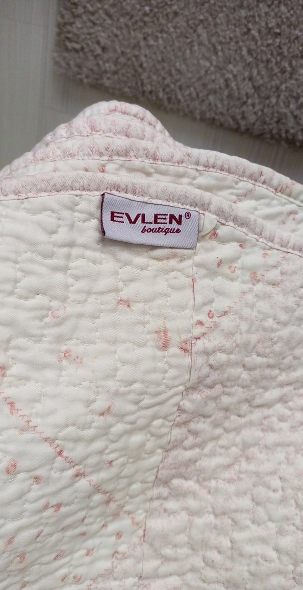 Beyaz Pastel Renkli tek kişilik yatak örtüsü - Görsel 4