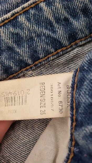 26 Beden mavi Renk Addax pantalon