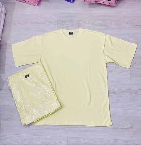 Diğer geniş kalıp oversize unisex tisört