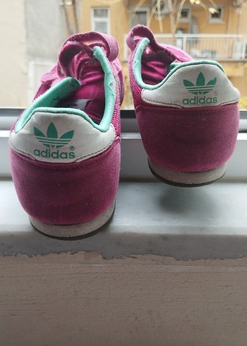 Kız Çocuk Pembe Cırt Cırtlı Sneakers - Görsel 4