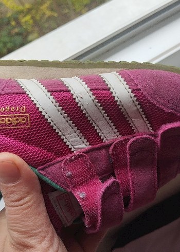 Kız Çocuk Pembe Cırt Cırtlı Sneakers - Görsel 6