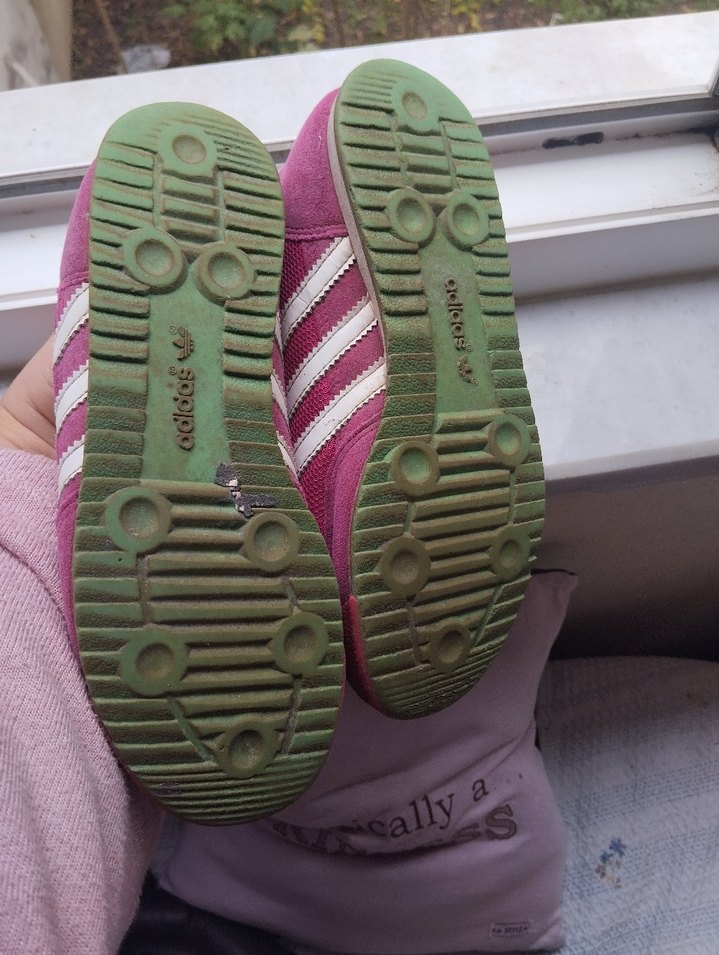 Kız Çocuk Pembe Cırt Cırtlı Sneakers - Görsel 3