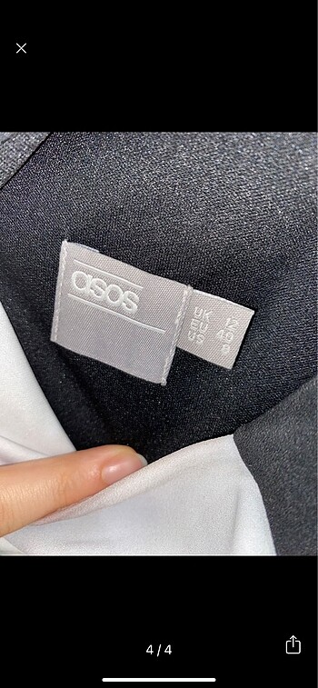 l Beden siyah Renk Asos kadın elbise