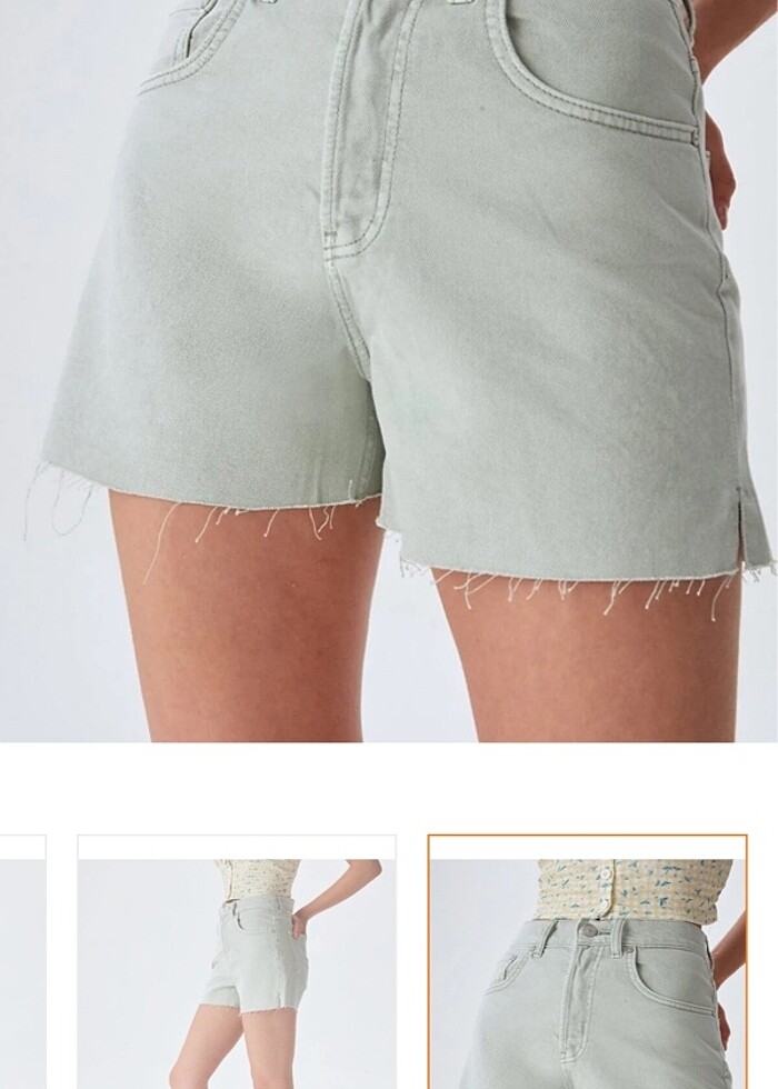 ltb yeşil denim şort - Görsel 2
