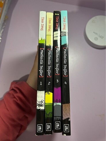 maskesiz beşler dörtlü çocuk kitap seti