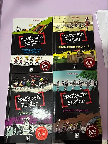 maskesiz beşler dörtlü çocuk kitap seti - Görsel 2