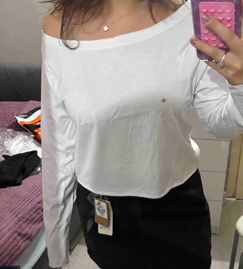 Trendyolmilla Uzun Kollu Salaş 2li Kadın Bluz - Görsel 2