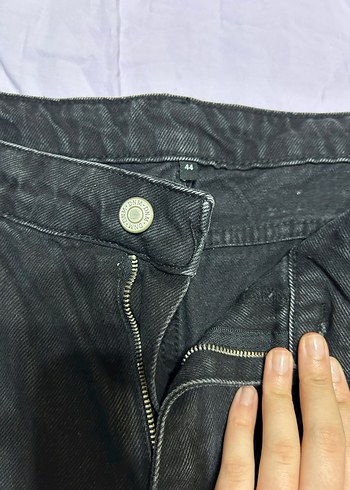 trendyolmilla yüksek bel mom jeans - Görsel 2