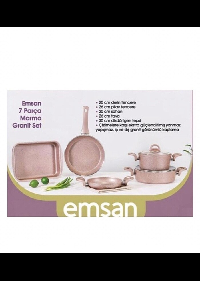 Emsan marmo set - Görsel 2
