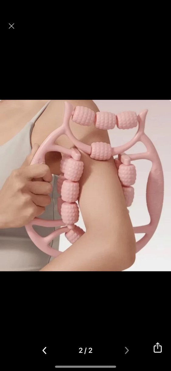 Pastel Pembe Pilates Masaj Aleti - Görsel 2