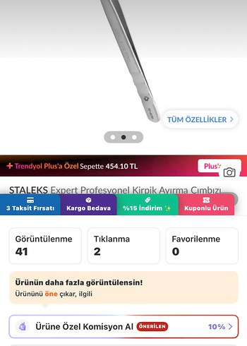 Mor Tonlarında Sahte Kirpik ve Aksesuar Seti - Görsel 5