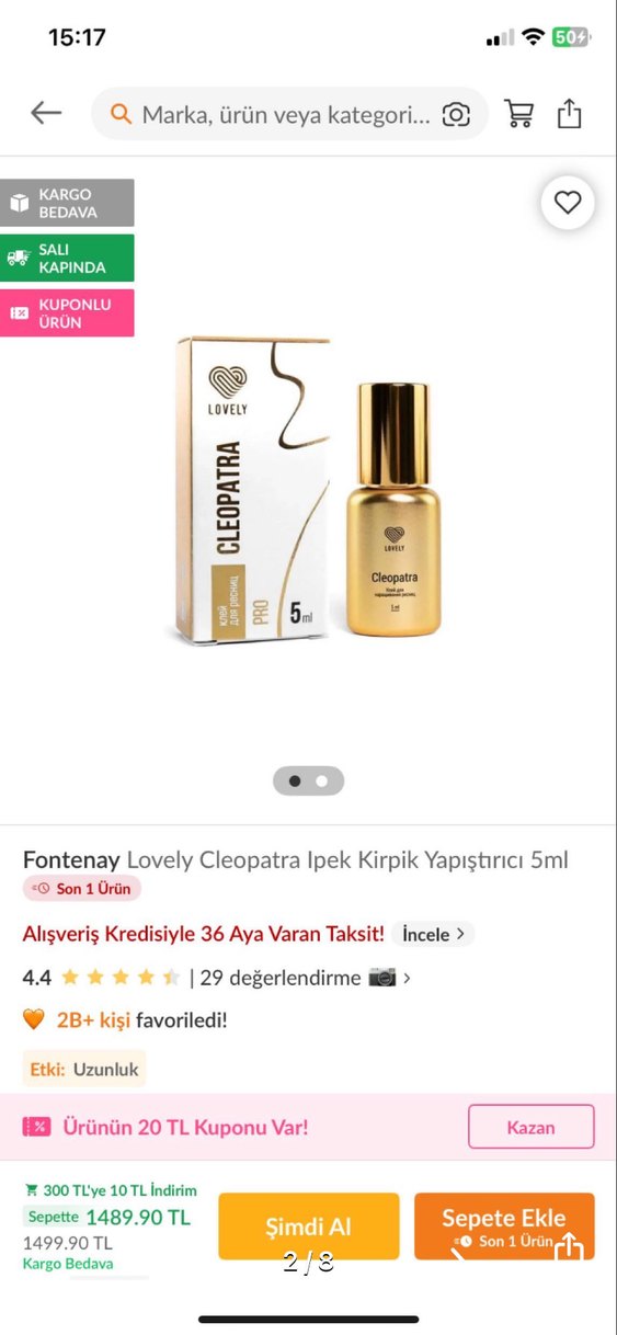 Mor Tonlarında Sahte Kirpik ve Aksesuar Seti - Görsel 2