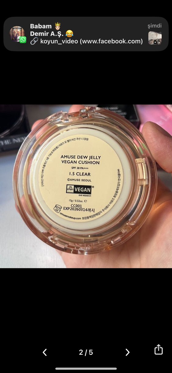 AMUSE Açık Bej Pudra - Görsel 2