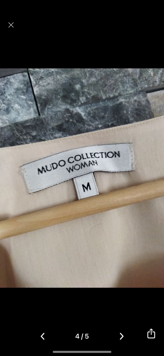 Kolsuz Mini Beyaz Bluz - Görsel 4