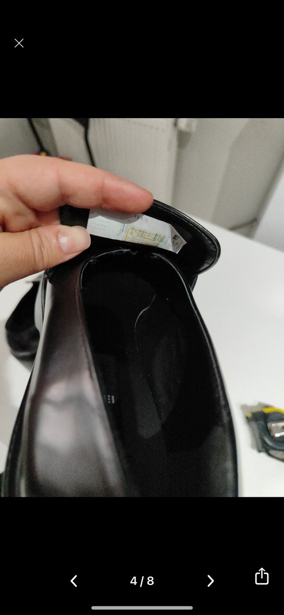 Siyah Tokalı Kadın Topuklu Loafer - Görsel 3