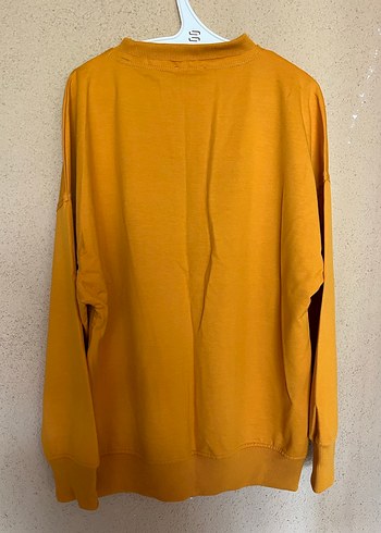 Diğer Sarı Baskılı Kadın Sweatshirt