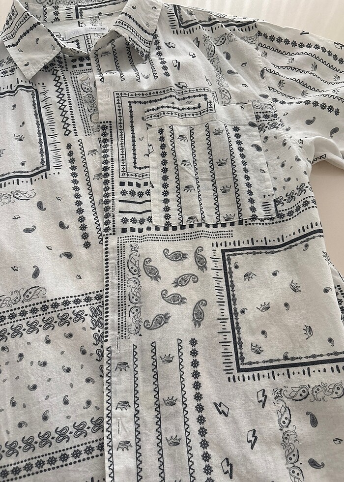 Zara erkek çocuk gömleği - Görsel 5