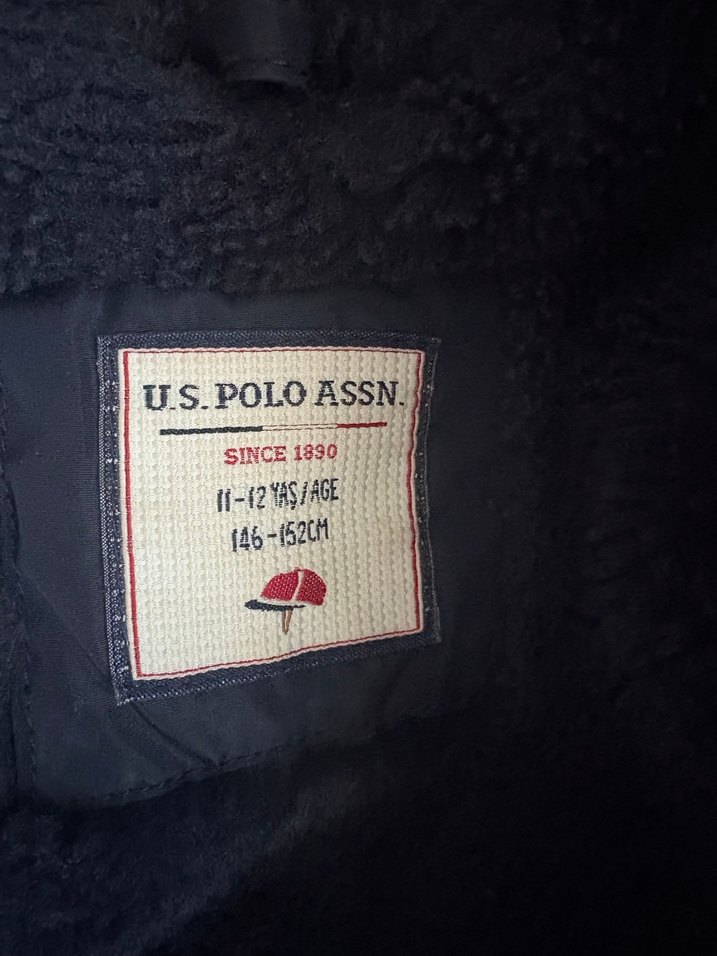 Us Polo Erkek  11-12 Yaş Lacivert Çocuk  Montu - Görsel 4