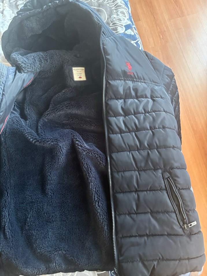 Us Polo Erkek  11-12 Yaş Lacivert Çocuk  Montu - Görsel 5