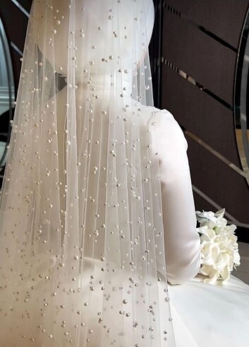 Pelerinli Gelinlik - Görsel 4