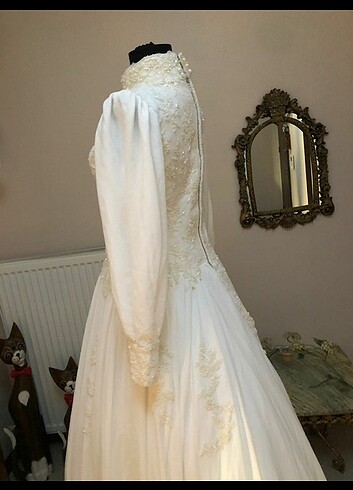 Zarif Tesettür Gelinlik - Görsel 5