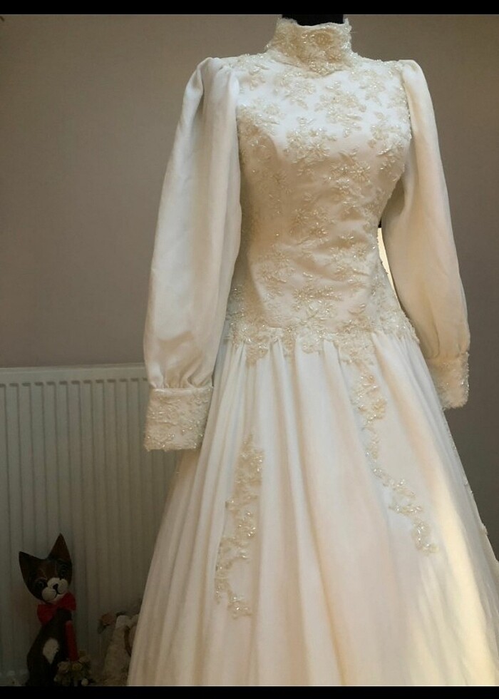 Zarif Tesettür Gelinlik - Görsel 2