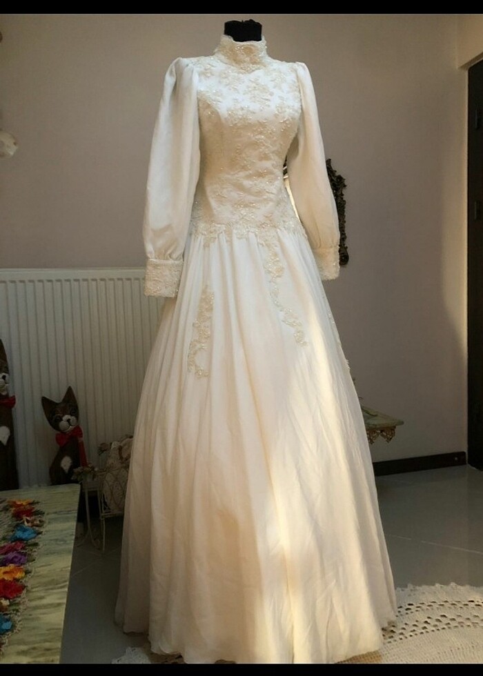 Zarif Tesettür Gelinlik - Görsel 3