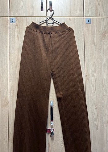 Kahverengi Triko Kadın Kazak - Görsel 3