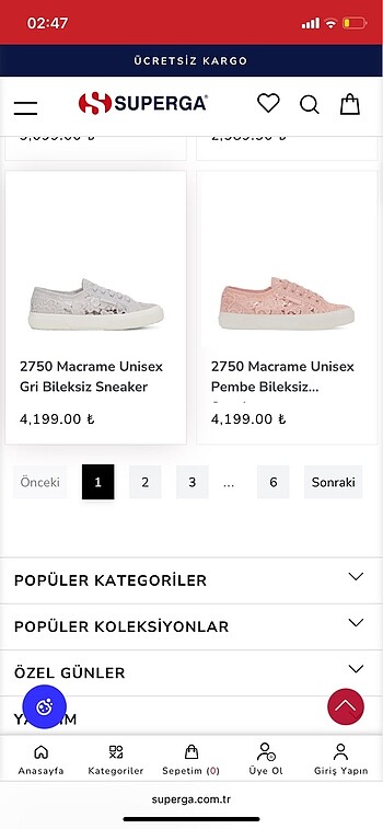 38 Beden Superga