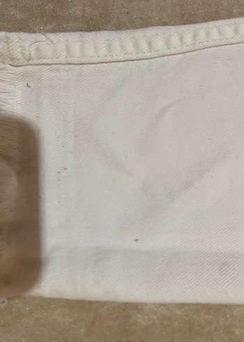 Beyaz kot pantolon - Görsel 5