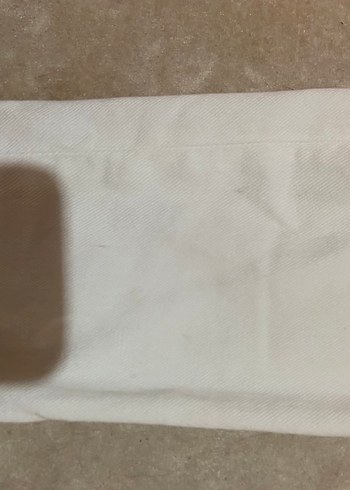 Beyaz kot pantolon - Görsel 4