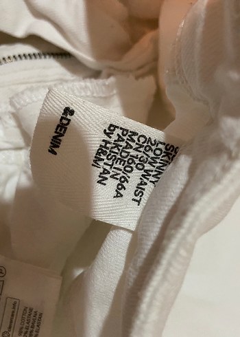 Beyaz kot pantolon - Görsel 8