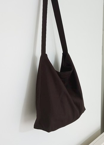 Koyu Kahverengi Minimalist Omuz Çantası