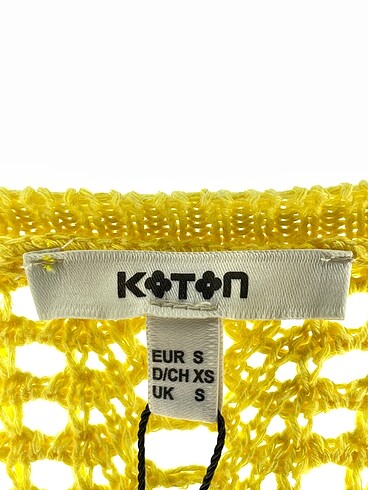 s Beden sarı Renk Koton Kısa Elbise %70 İndirimli.