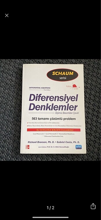 Diferansiyel Denklemler