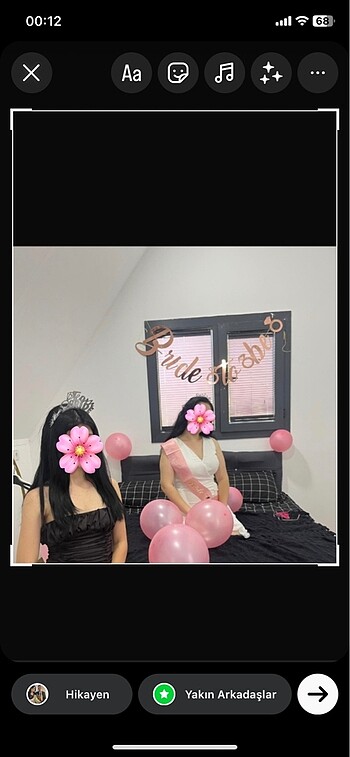  Beden Bride to be malzemeleri