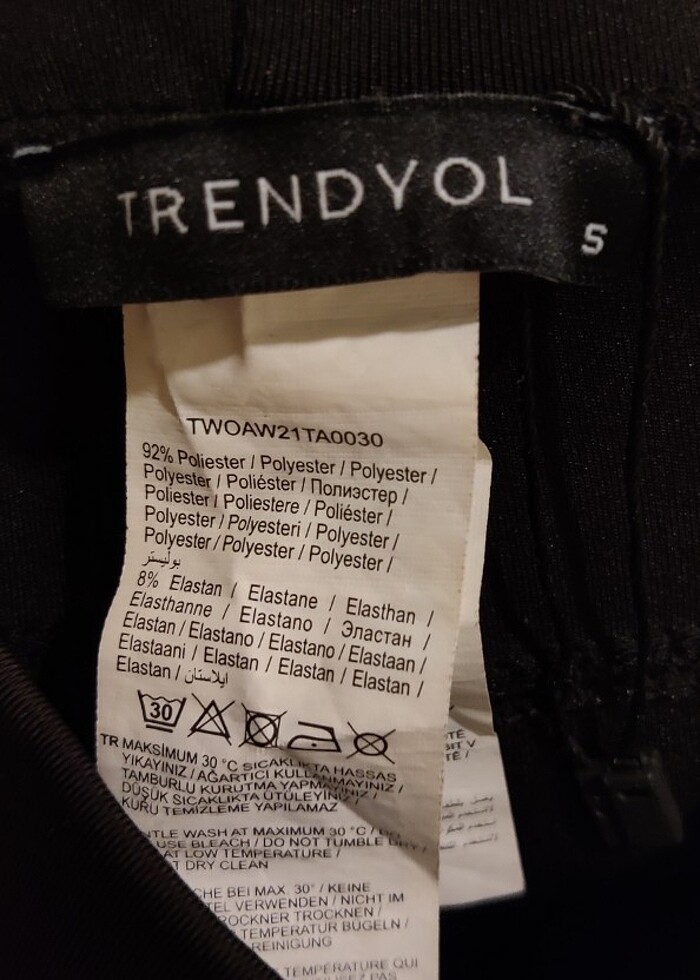 Trendyol & Milla Siyah Sıkı Tayt - Görsel 4